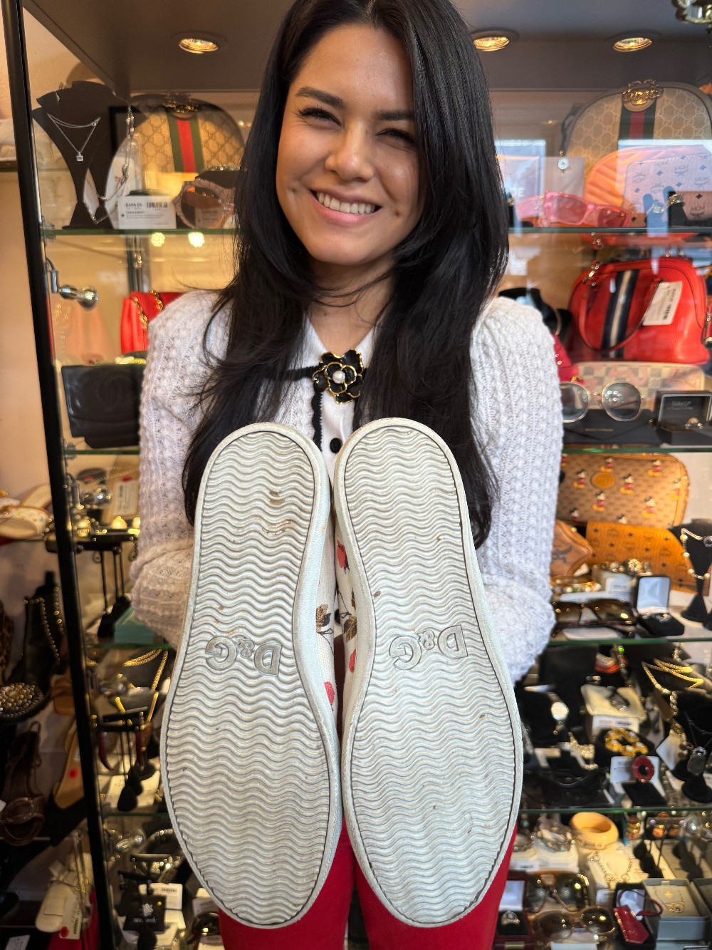 DOLCE & GABBANA - SIZE 40.5 - 10.5