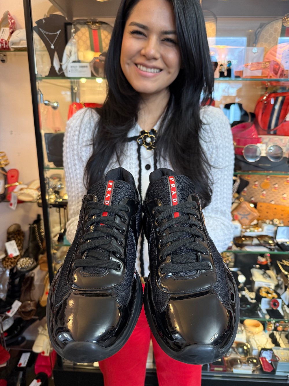 PRADA - MEN'S SIZE 12 (WOMEN'S SIZE 13.5)