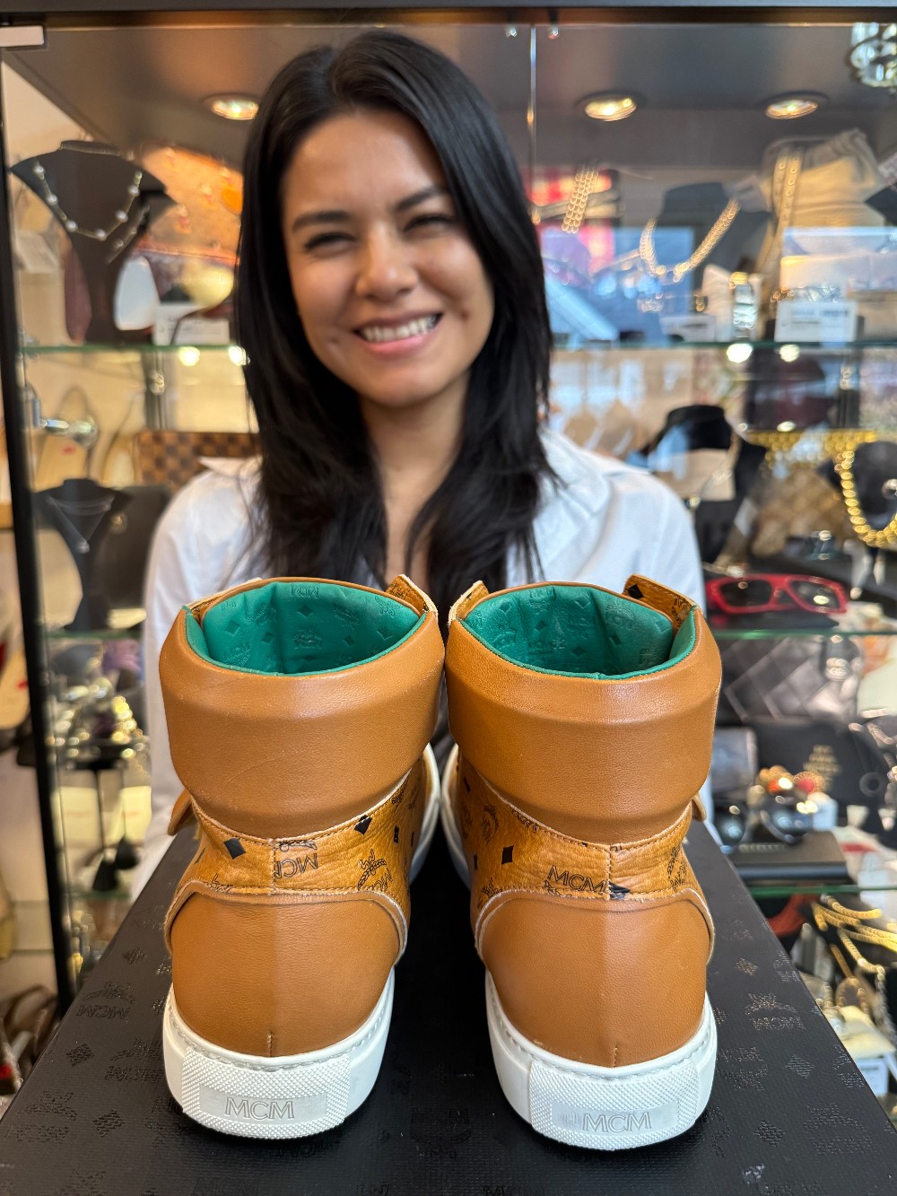 MCM - Size 42 - MENS 9 / LADIES APPROXIMATE 10.5