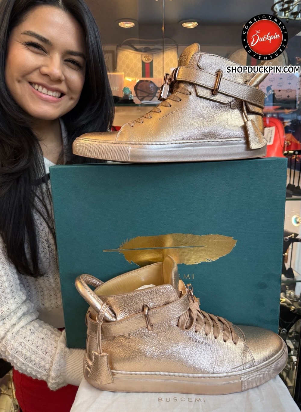 BUSCEMI - Size 43 (MEN'S SIZE 10 / FITS LADIES SIZE 11.5)