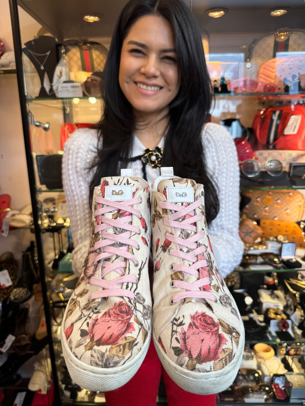 DOLCE & GABBANA - SIZE 40.5 - 10.5