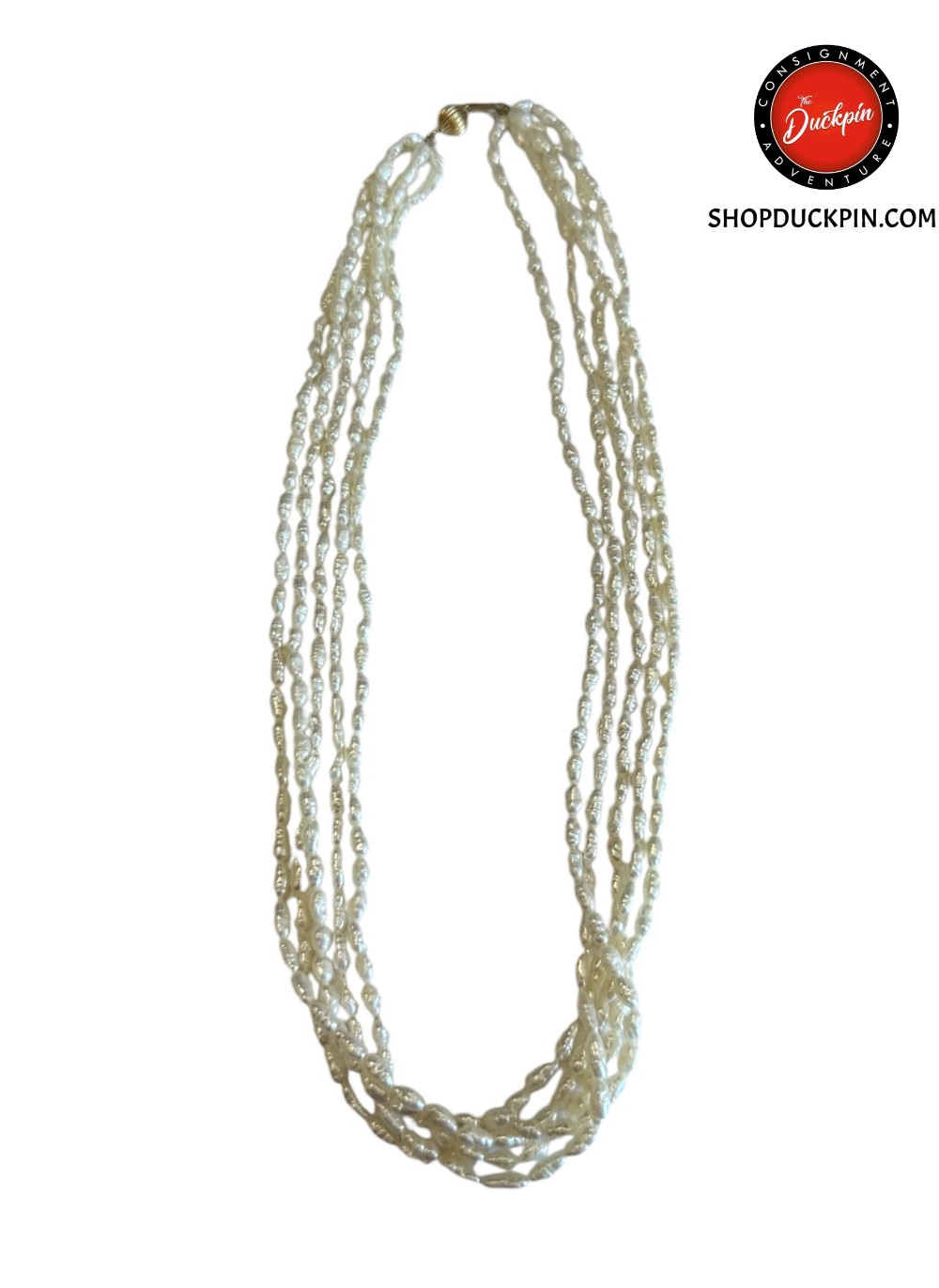 PEARL NECKLACE W/ 14K YELLOW GOLD CLASP