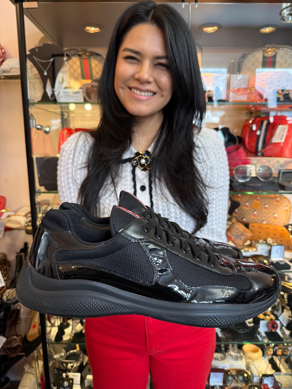 PRADA - MEN'S SIZE 12 (WOMEN'S SIZE 13.5)