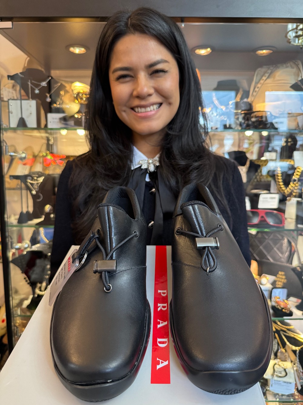 PRADA - MENS SIZE 10 / FITS LADIES @ 11.5