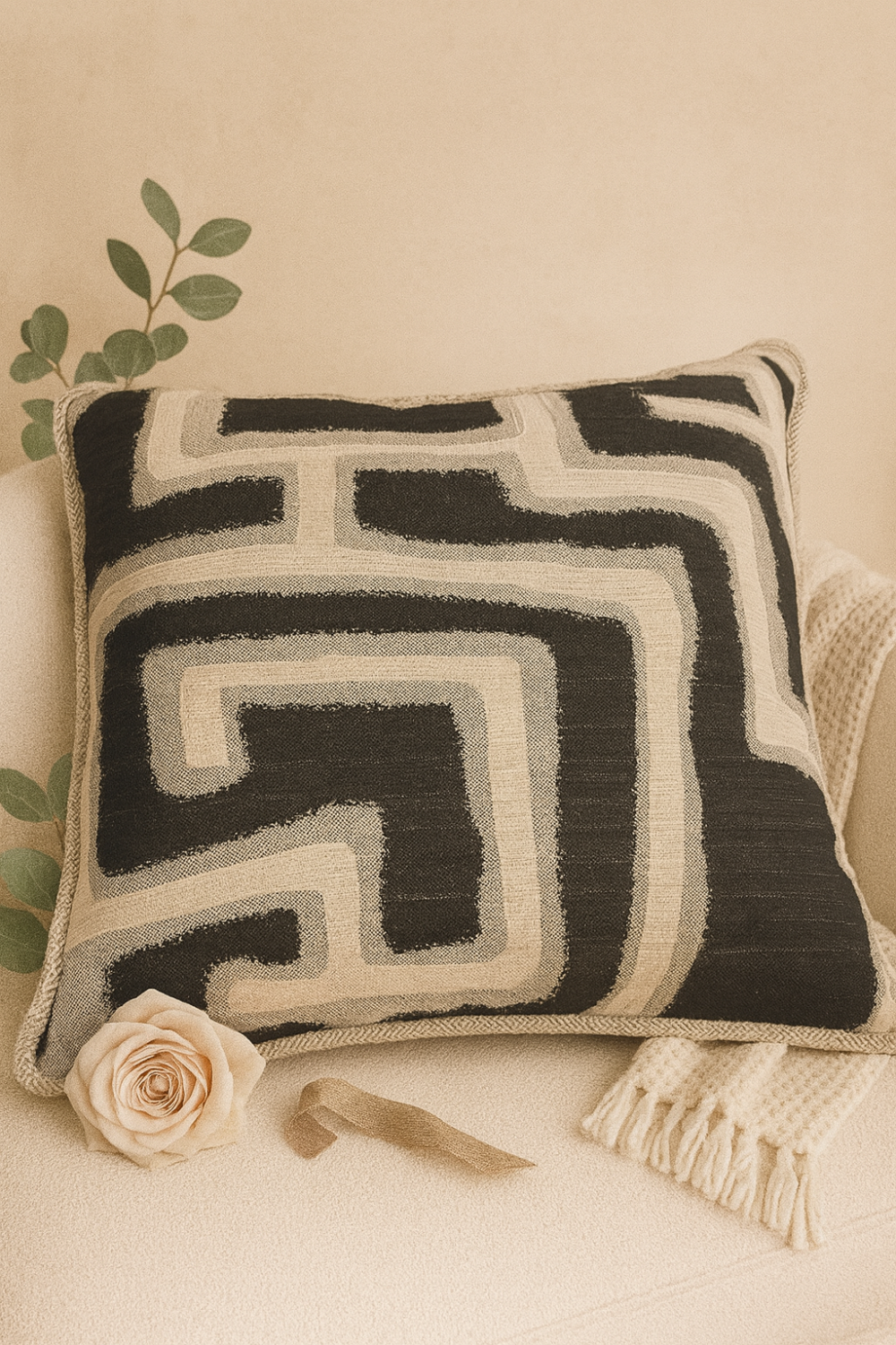 Kuba Cloth Pillow - DBC