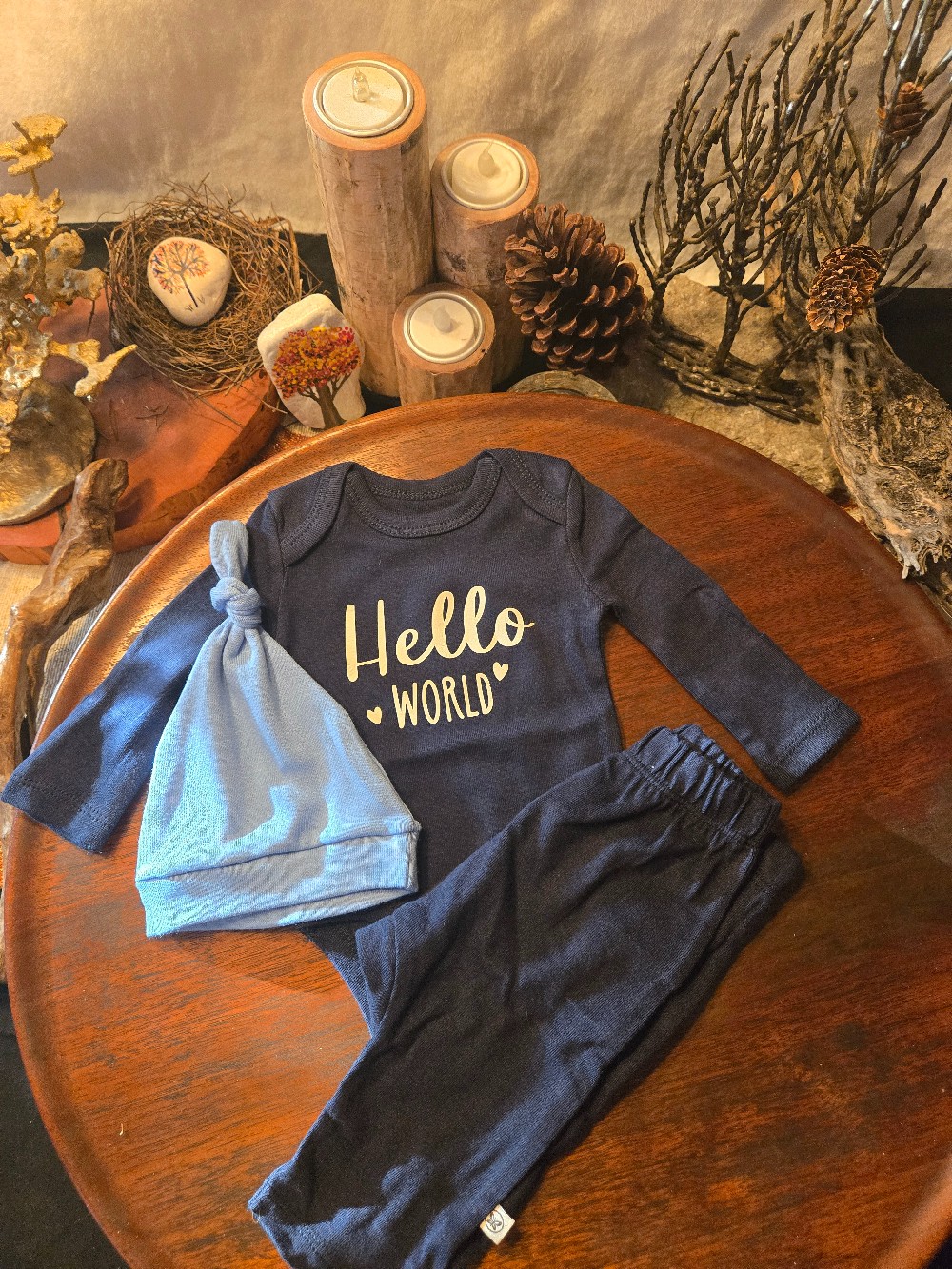 HELLO WORLD 3PC SET PREEMIE