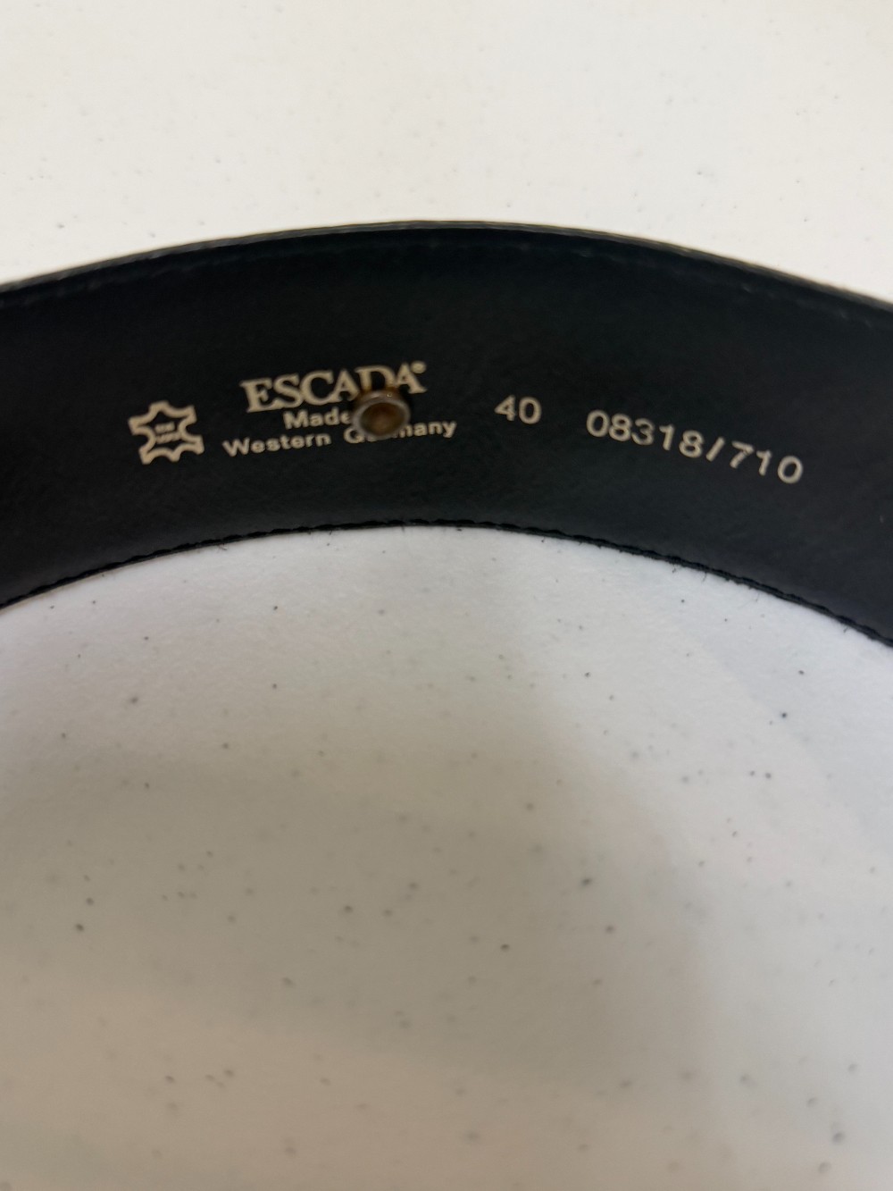 Escada vintage western belt
