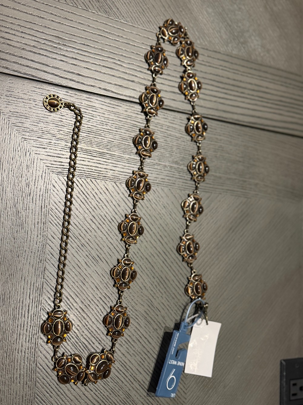 Nine West vintage belt chain new