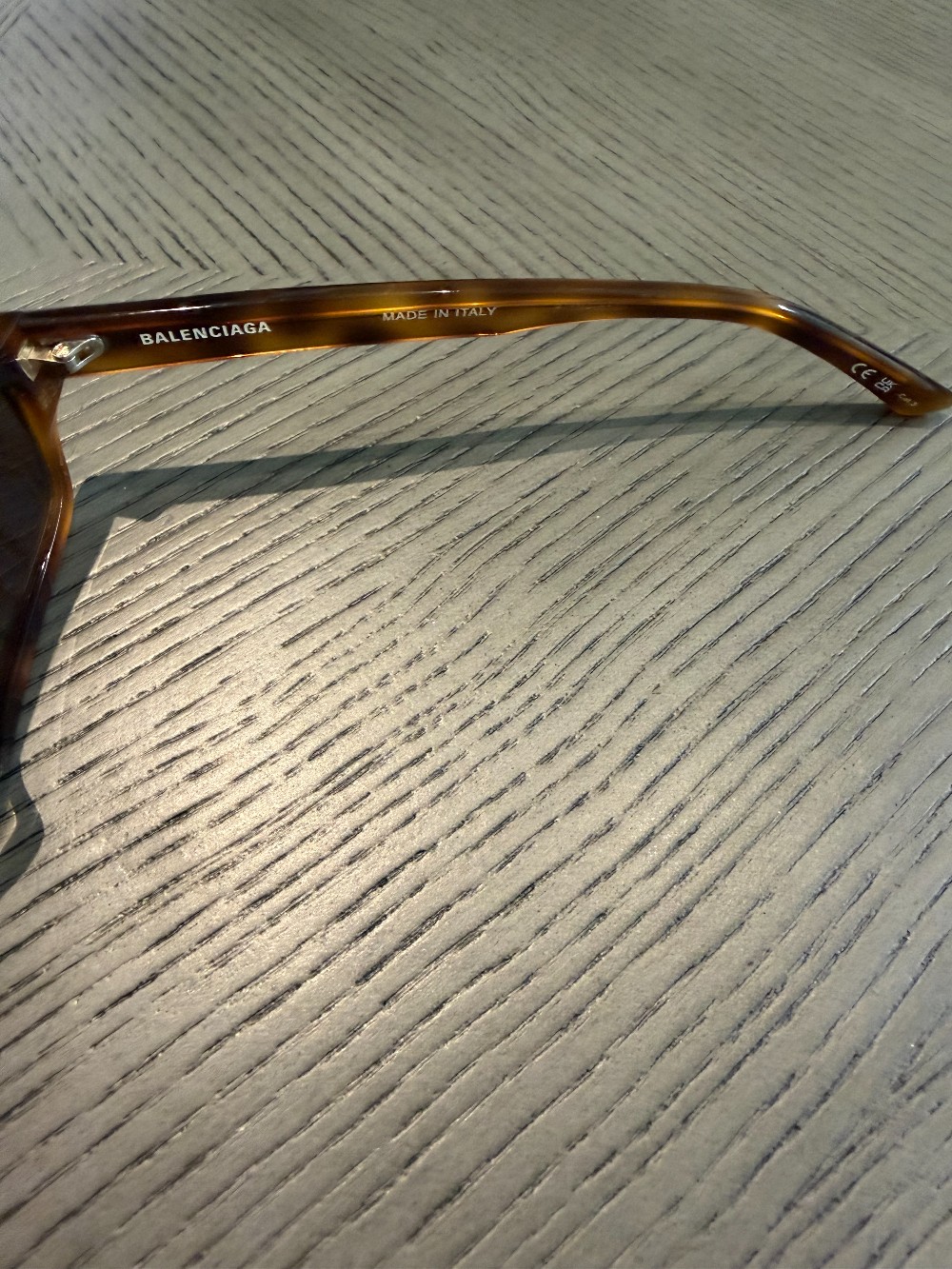 Balenciaga tortoiseshell square sunglasses
