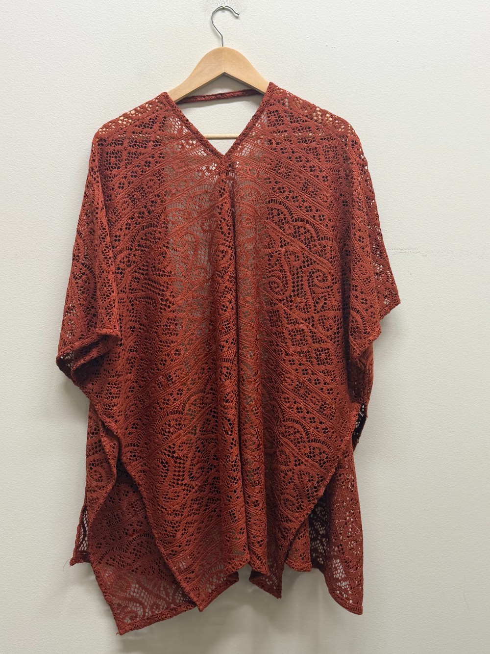 Love on a hanger crochet shawl
