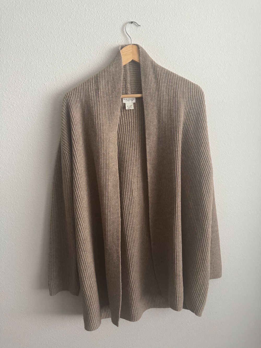 Club Monaco cashmere blend cardigan