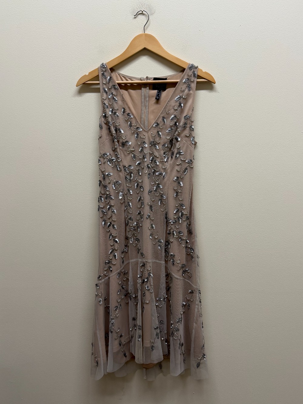 Adrianna Pappell sleveless maxi dress with jewels