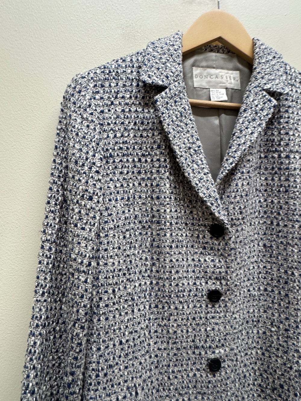 Doncaster silk tweed blazer