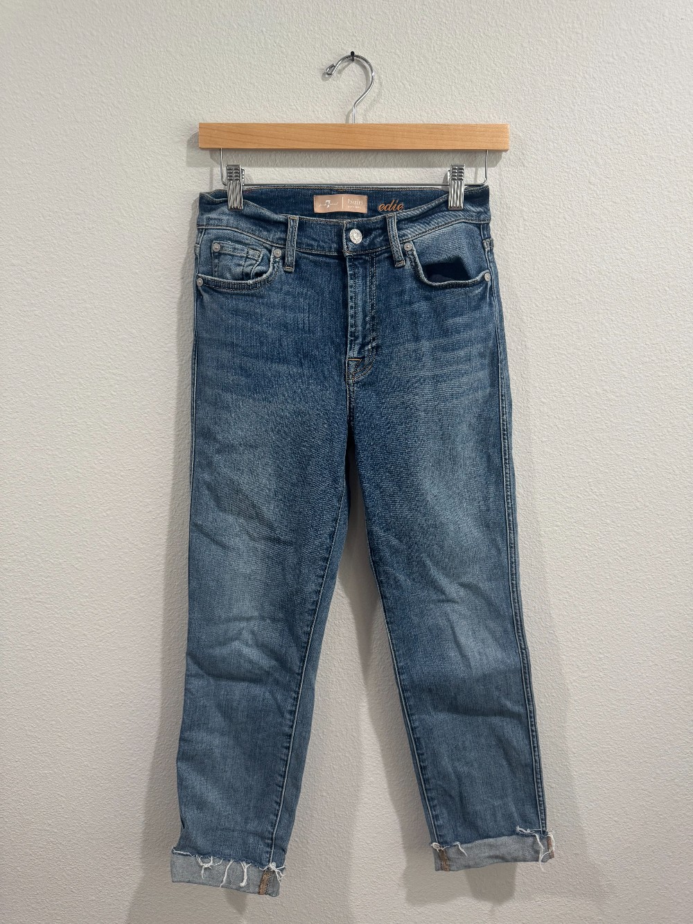 7 For All Mankind blair fit crop jean