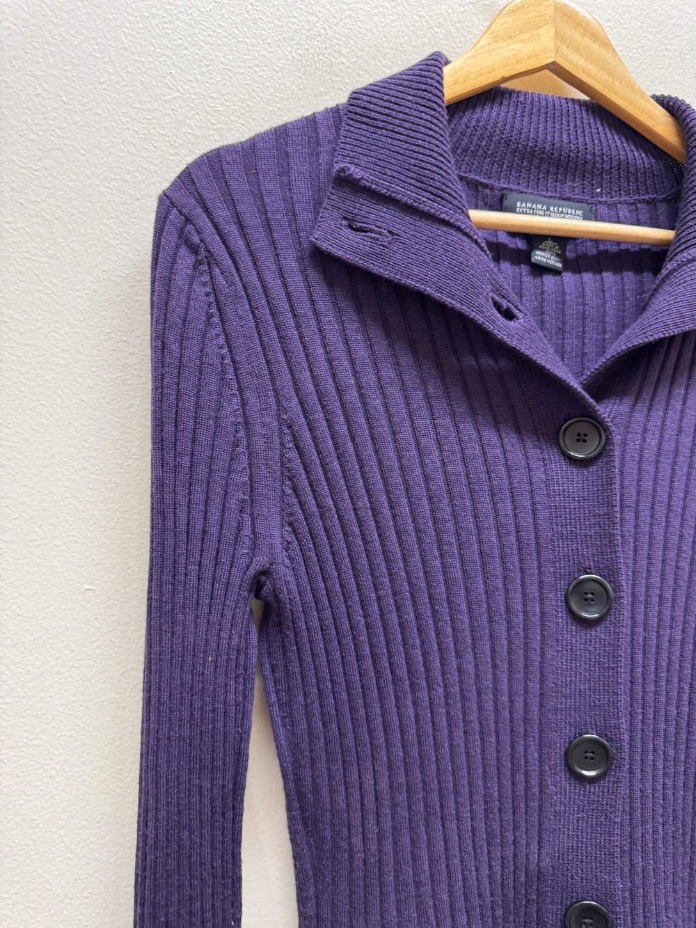 Banana Repblic merino wool button sweater