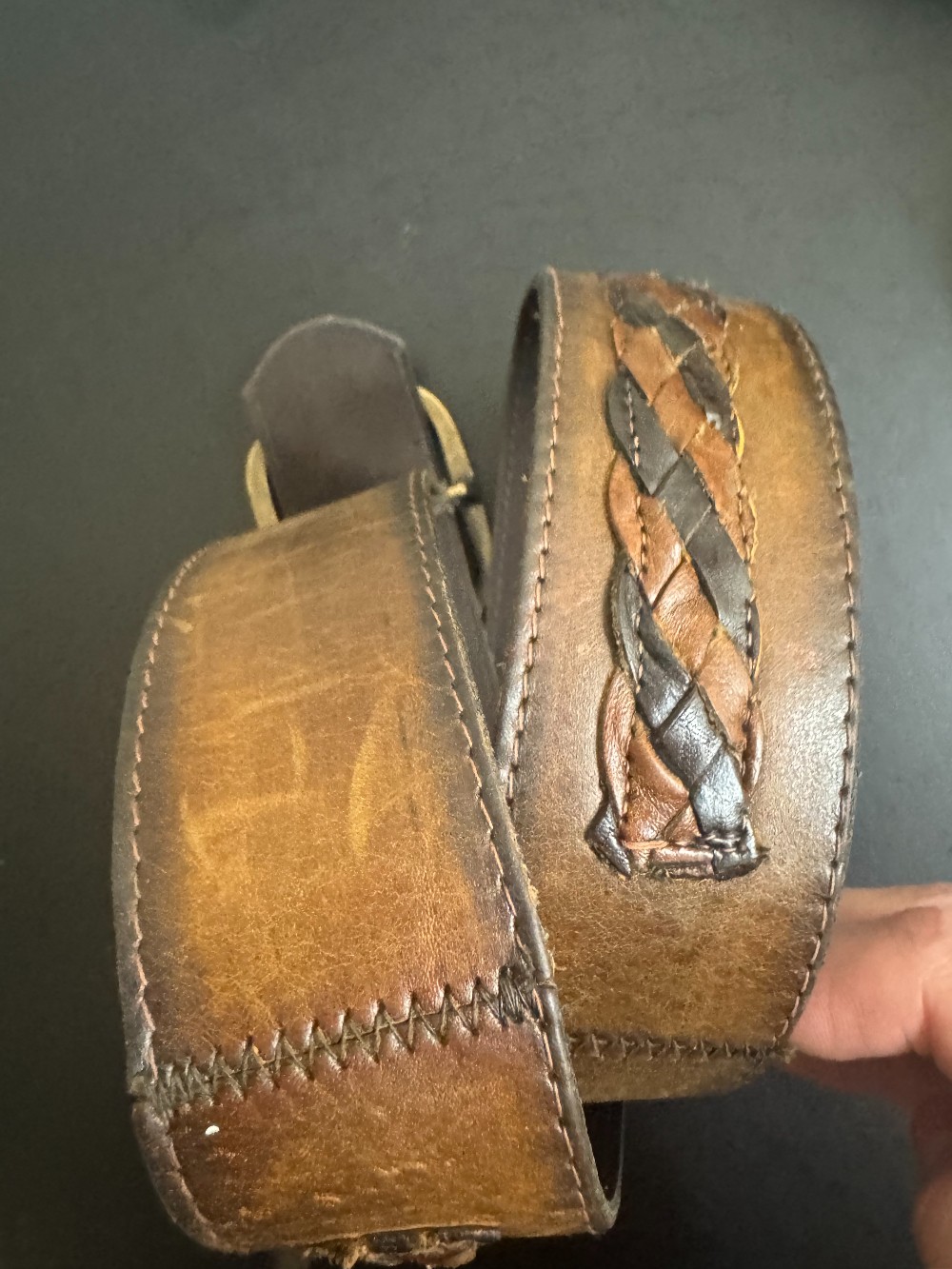 Vintage leather belt