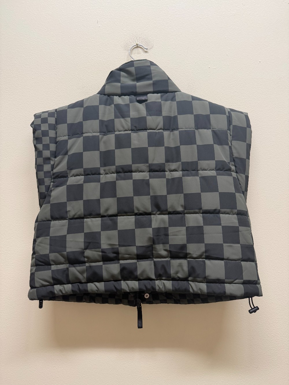 Beach Riot checkered crop vest