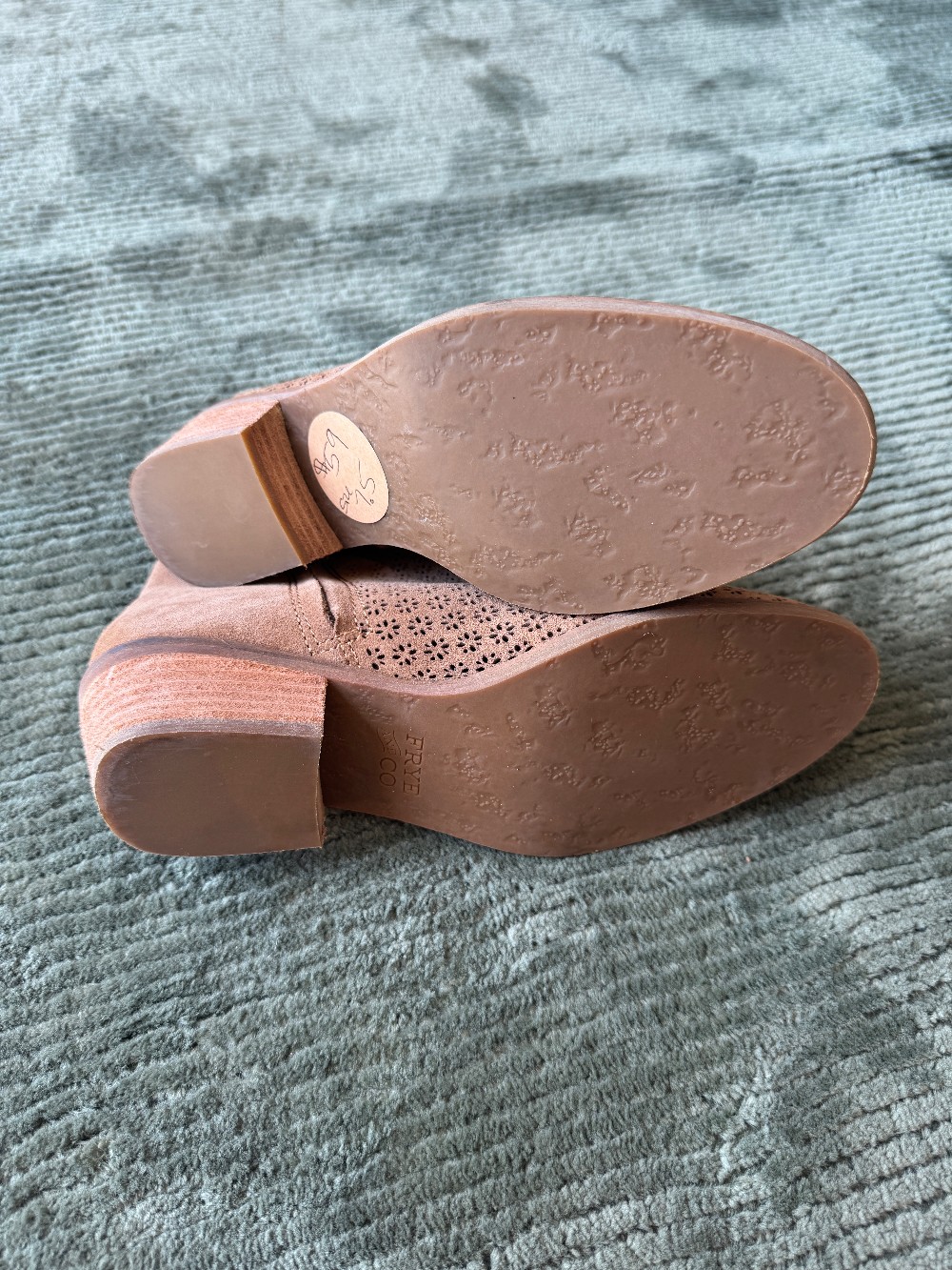 Frye suede booties