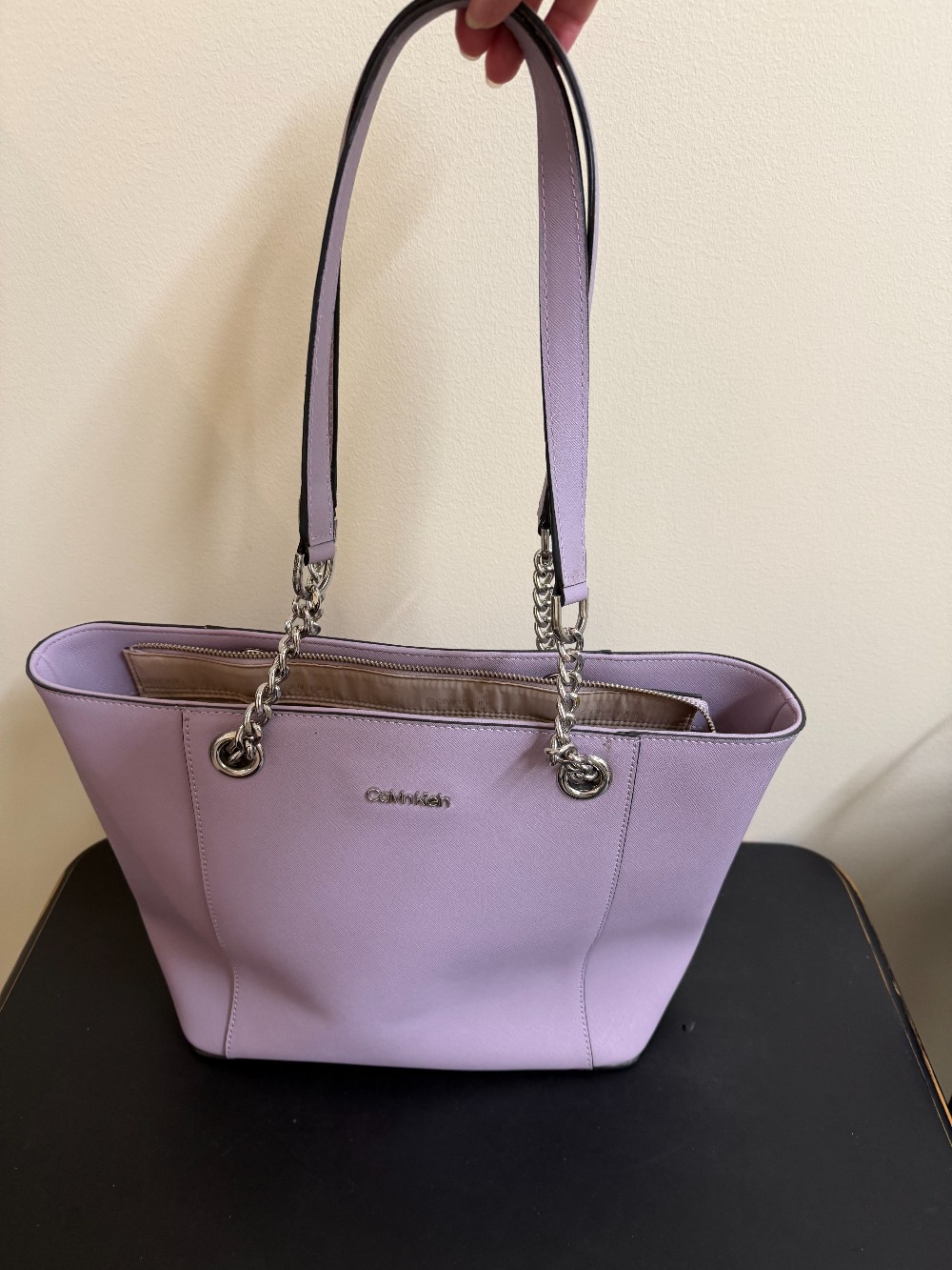 Calvin Klein Hayden Saffiano leather tote