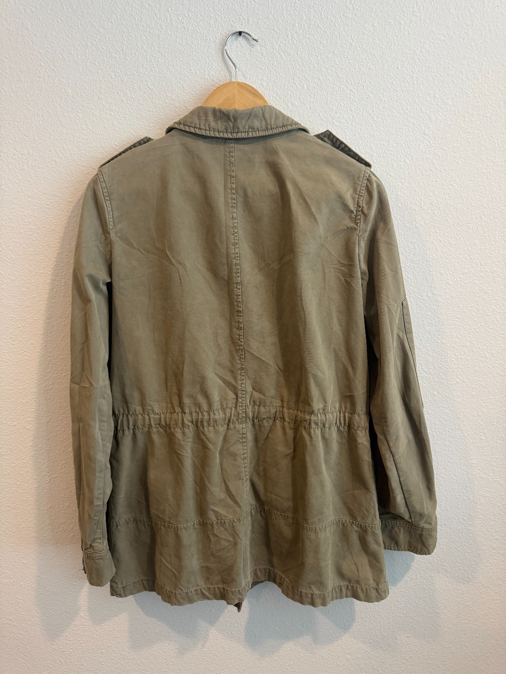 Banana Republic long army jacket
