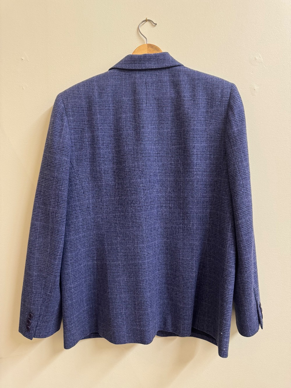 Pendleton plaid button blazer