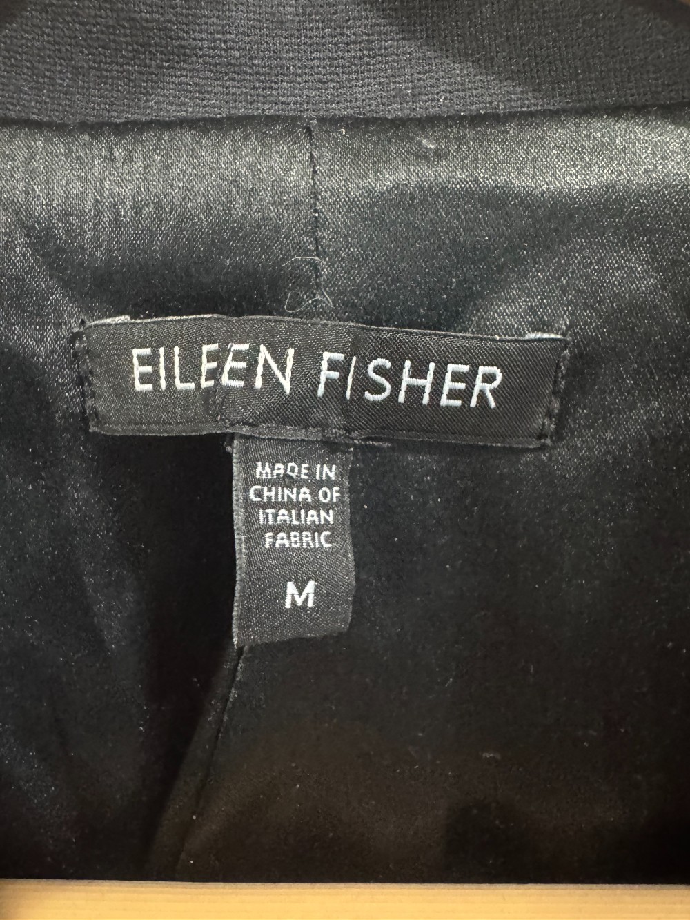 Eileen Fisher blazer with front pockets