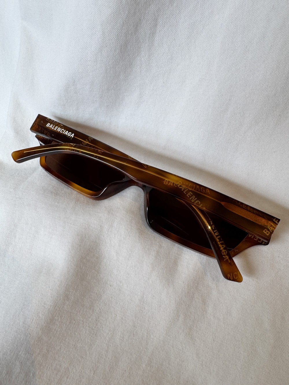 Balenciaga tortoiseshell square sunglasses