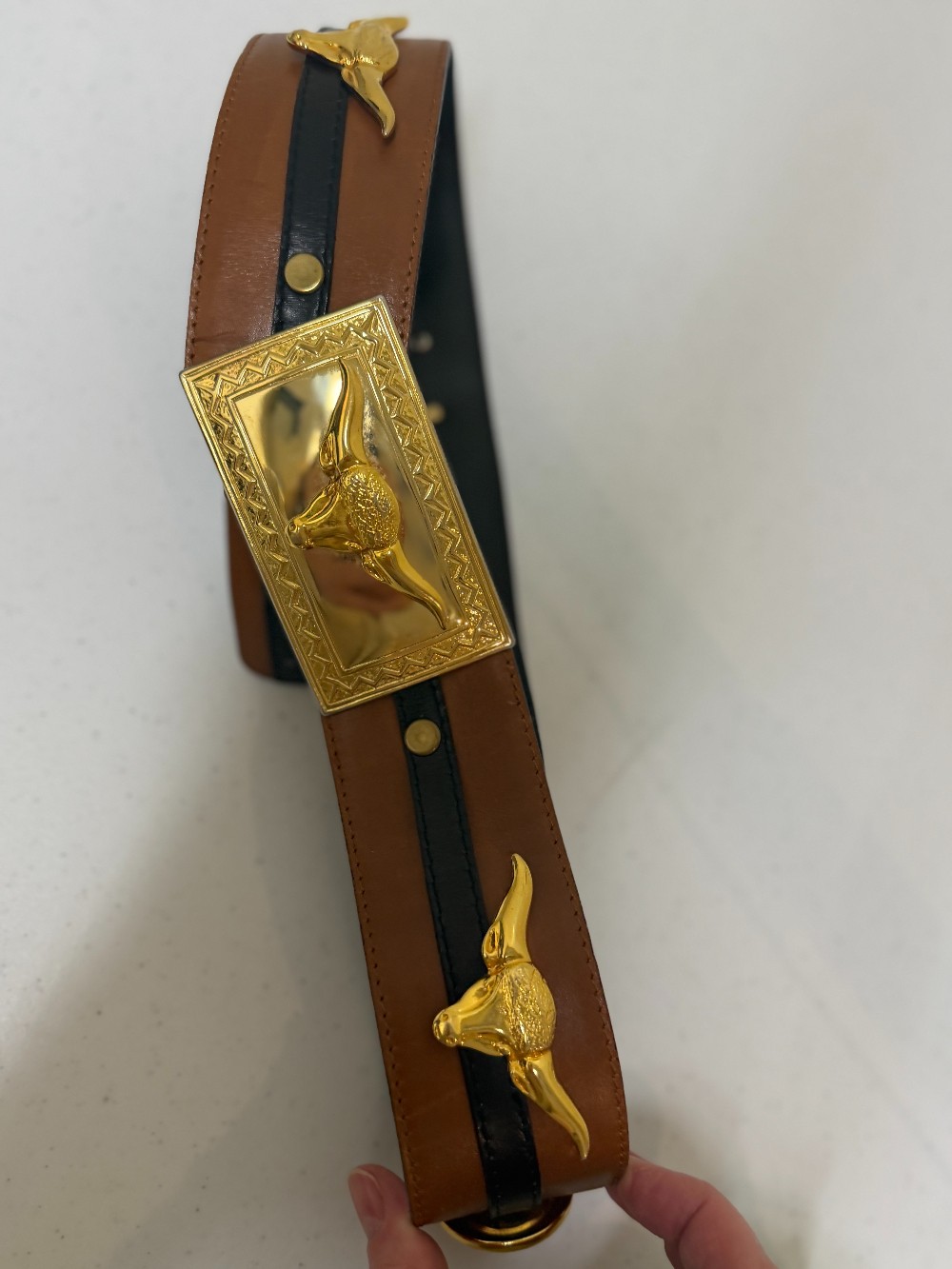 Escada vintage western belt