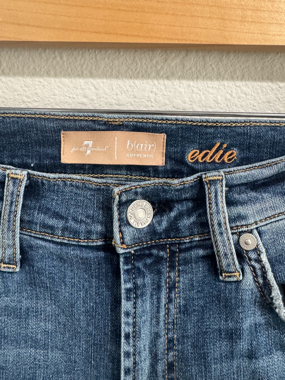 7 For All Mankind blair fit crop jean
