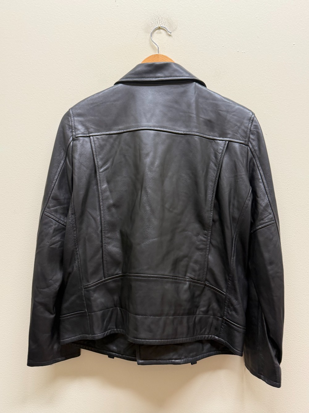 Avec Les Filles leather biker jacket