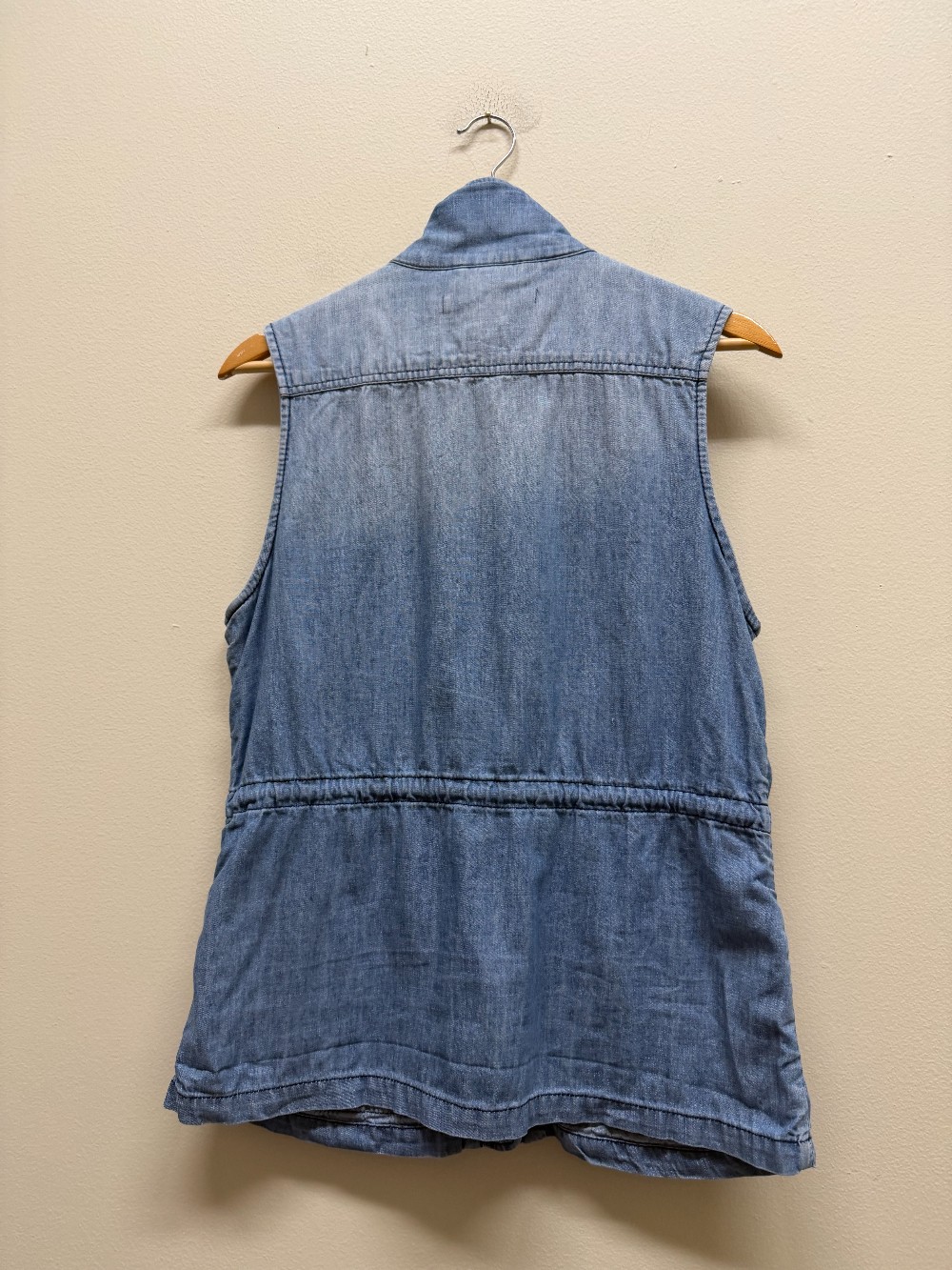 No name jean vest