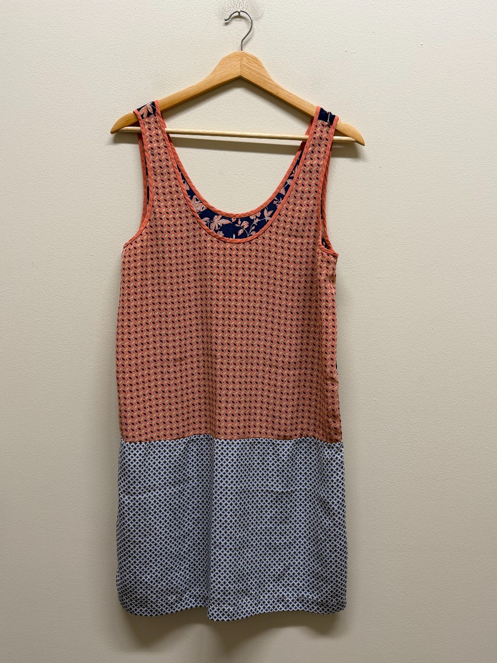 No name silk tank tunic