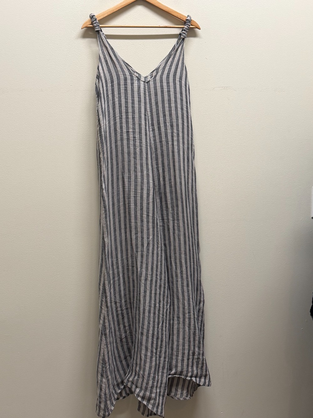 La Bottega Brunella linen tank jumpsuit