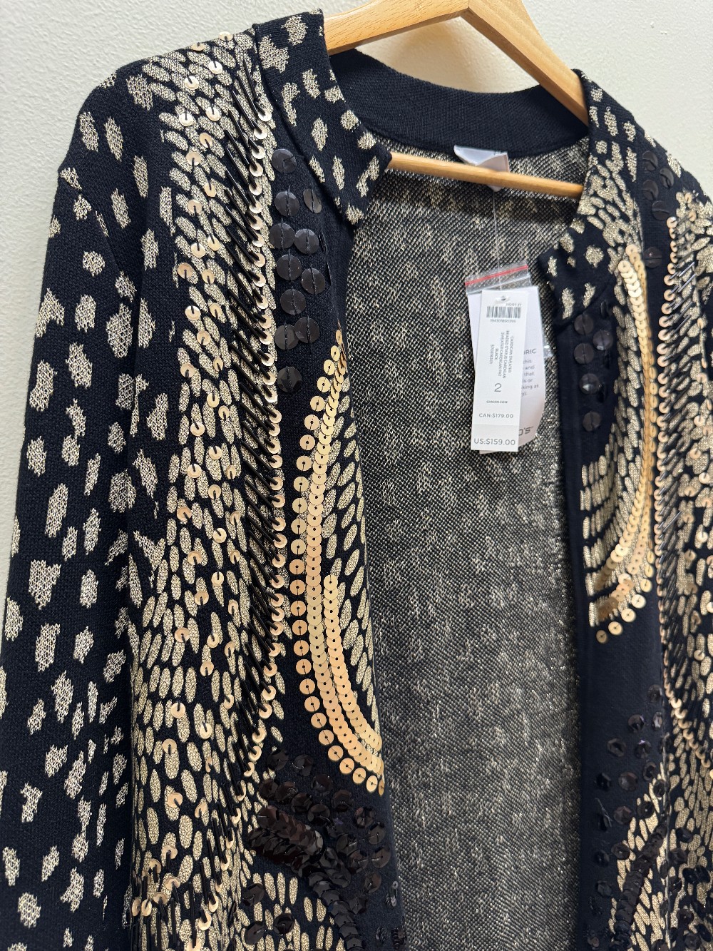 Chico's duster cardigan NWT
