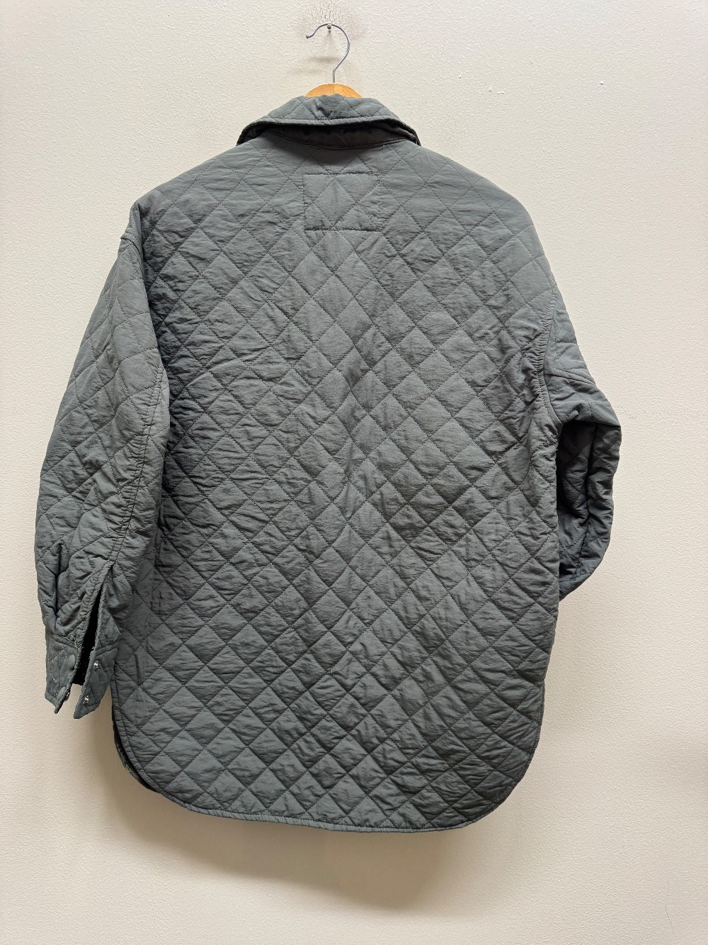 Ashley quilted button shirt jacket