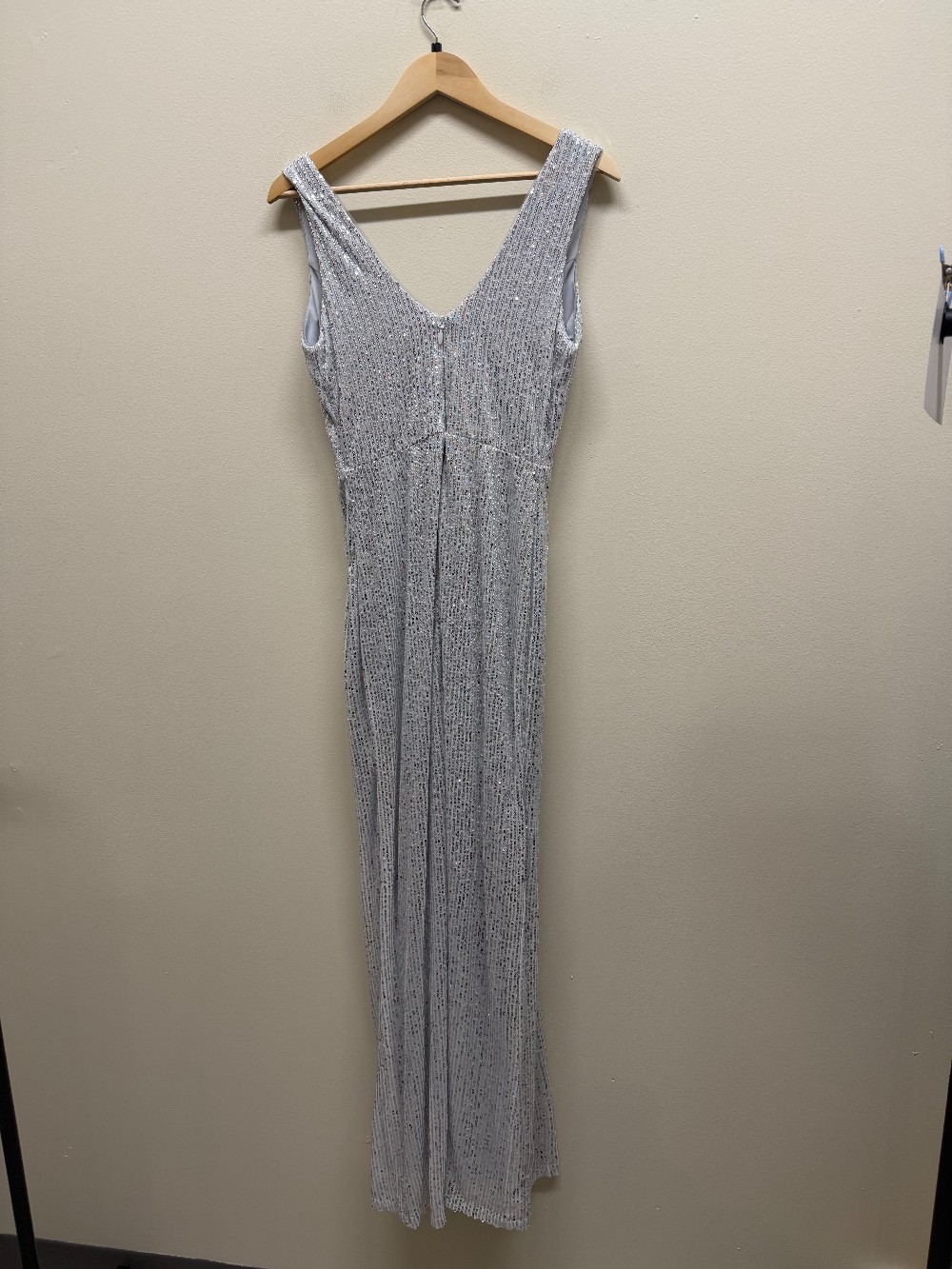 No name sequin tank jumpsuit