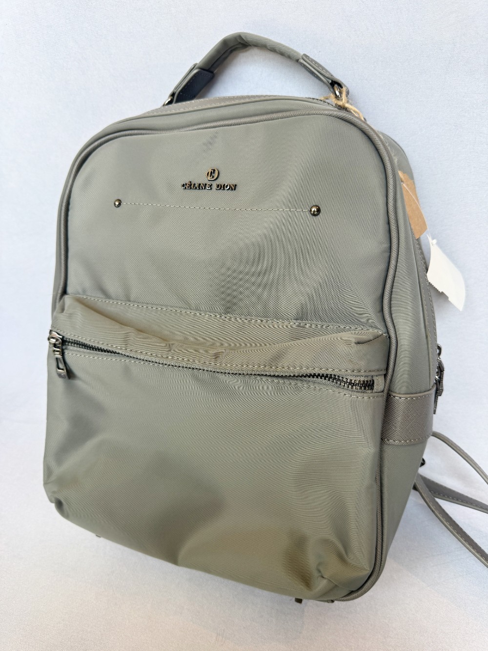 Celine Dion vinyl backpack