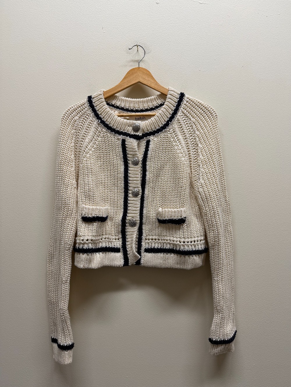 Ba&sh button down cardigan