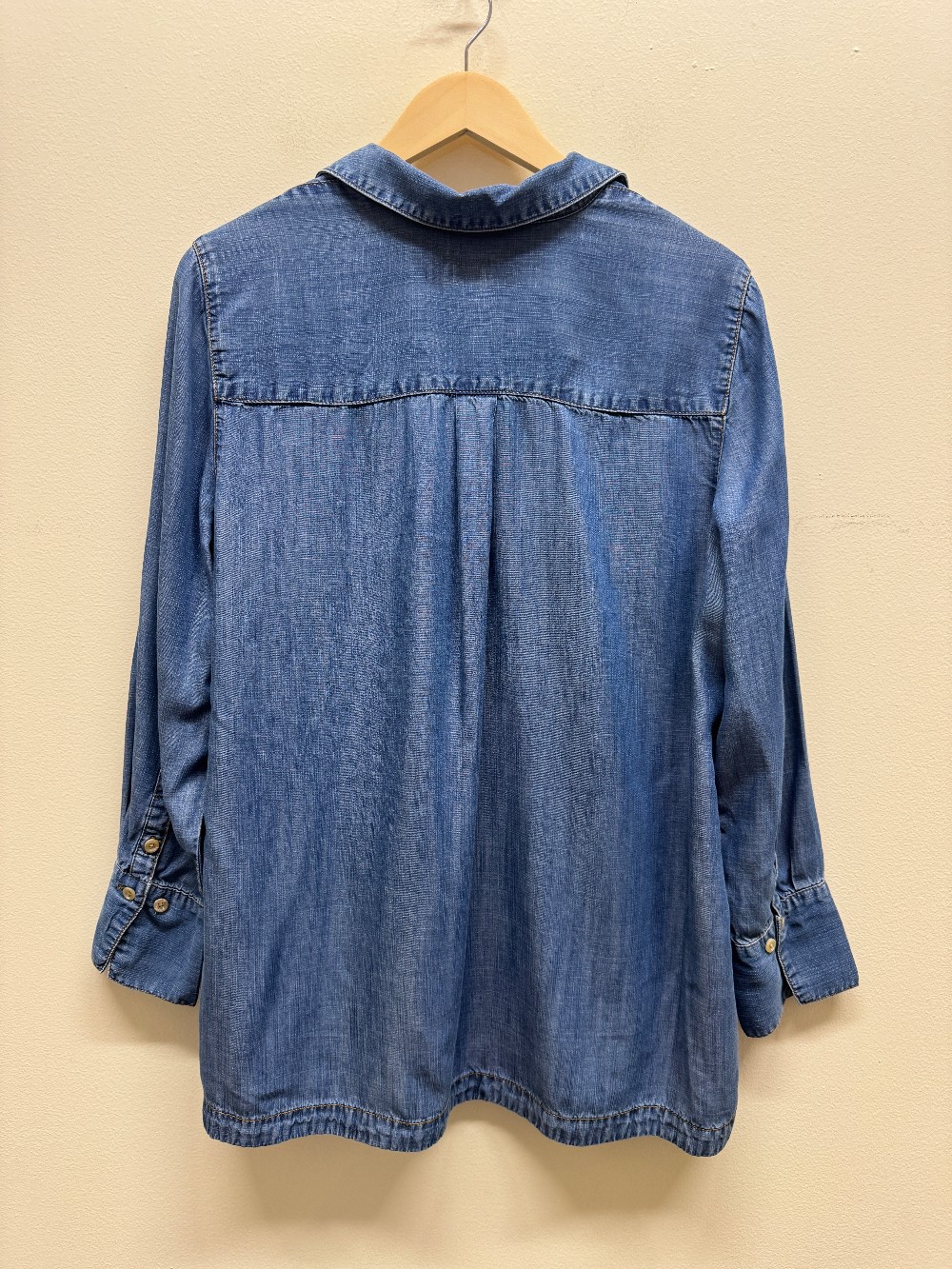 Chico's long sleeve jean tunic