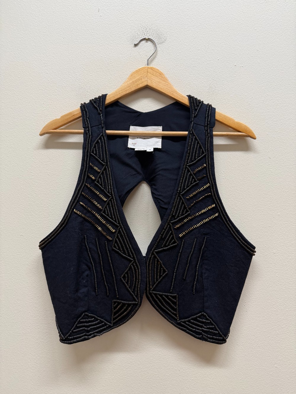 Anthropologie beaded vest
