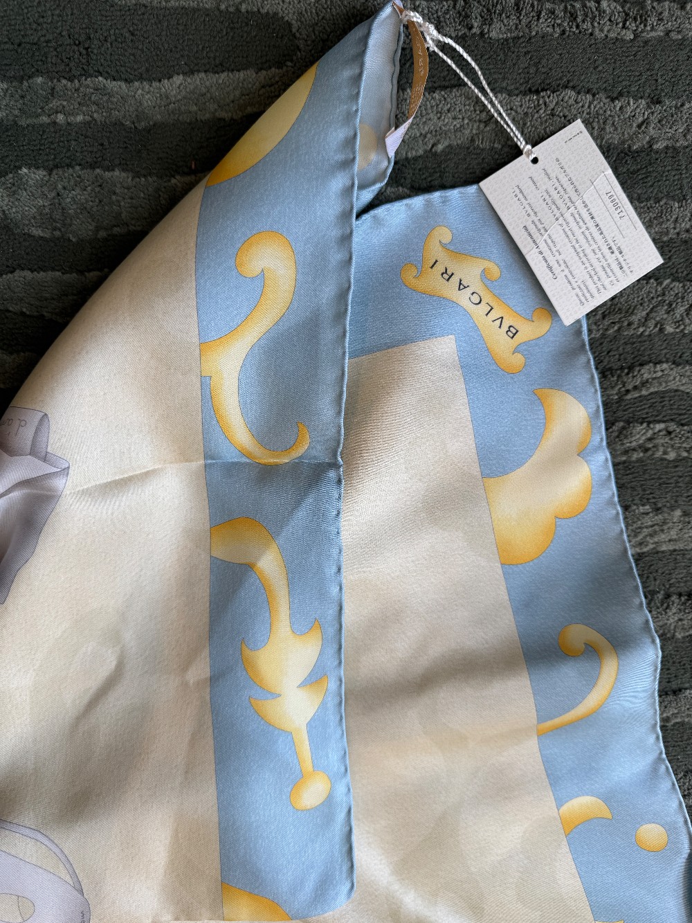 Bvlgari silk scarf NWT