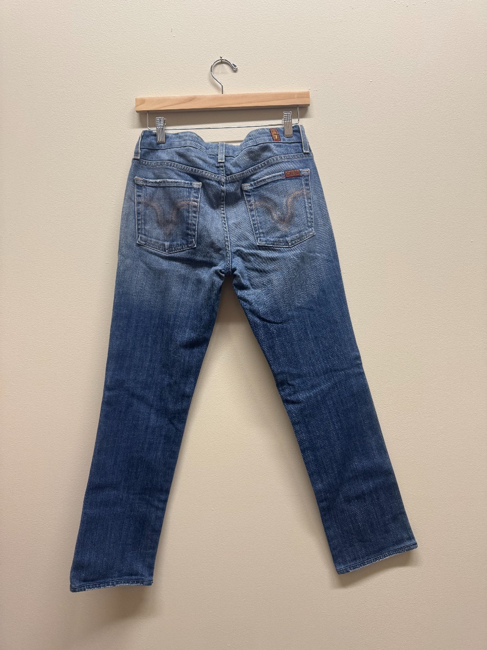 7 for all mankind crop jean