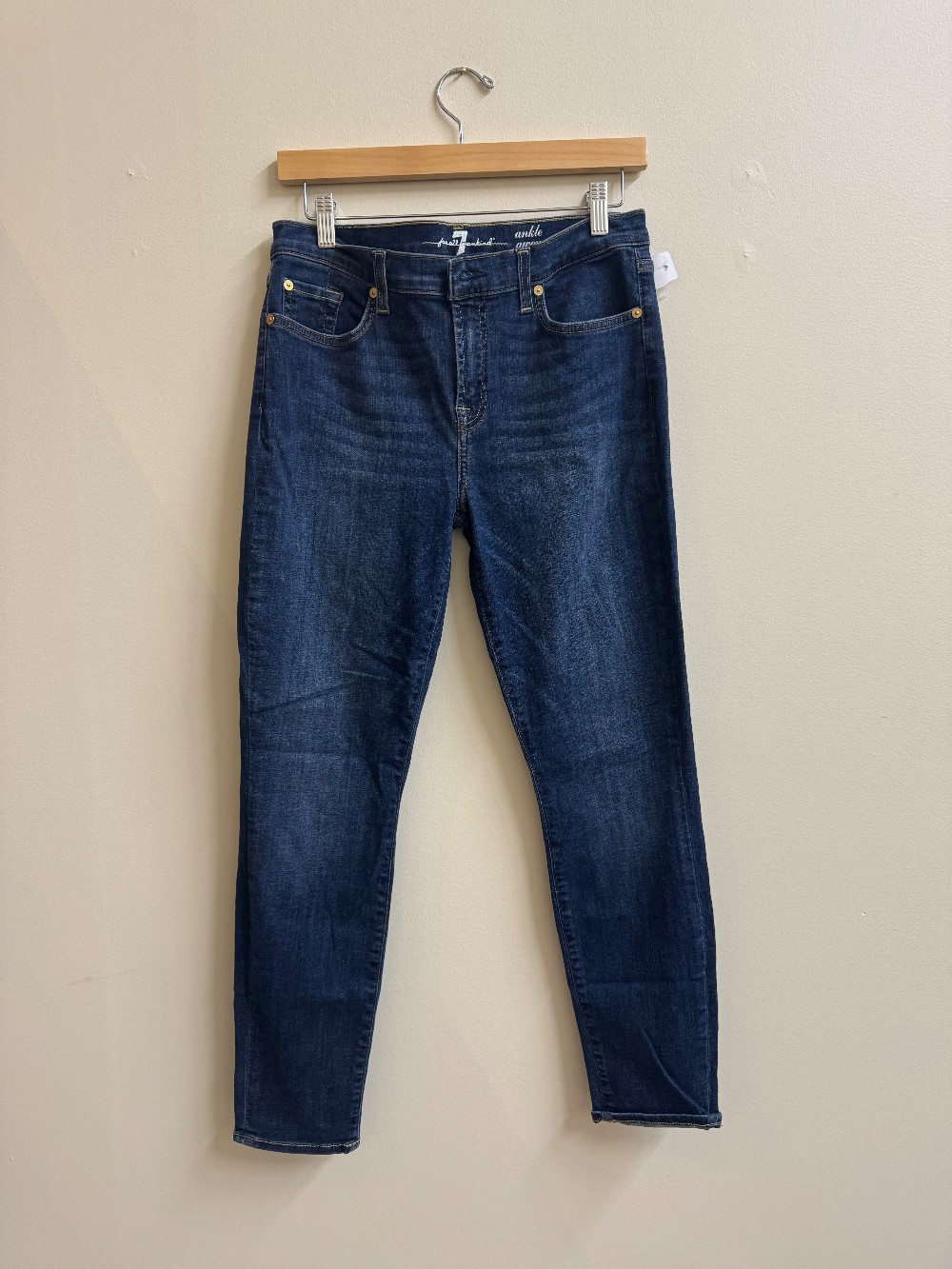 7 for all mankind ankle skinny jean