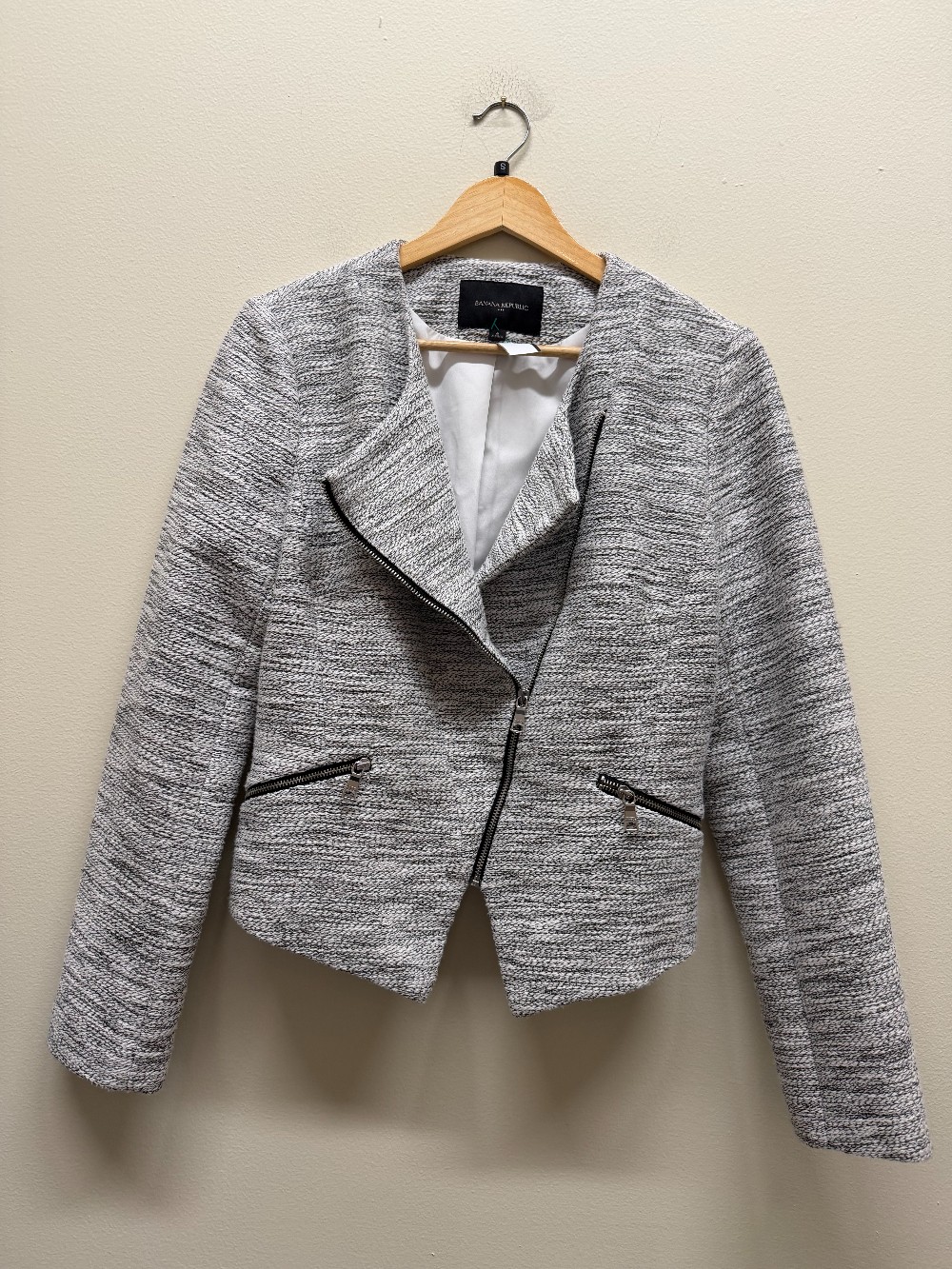 Banana Republic moto blazer
