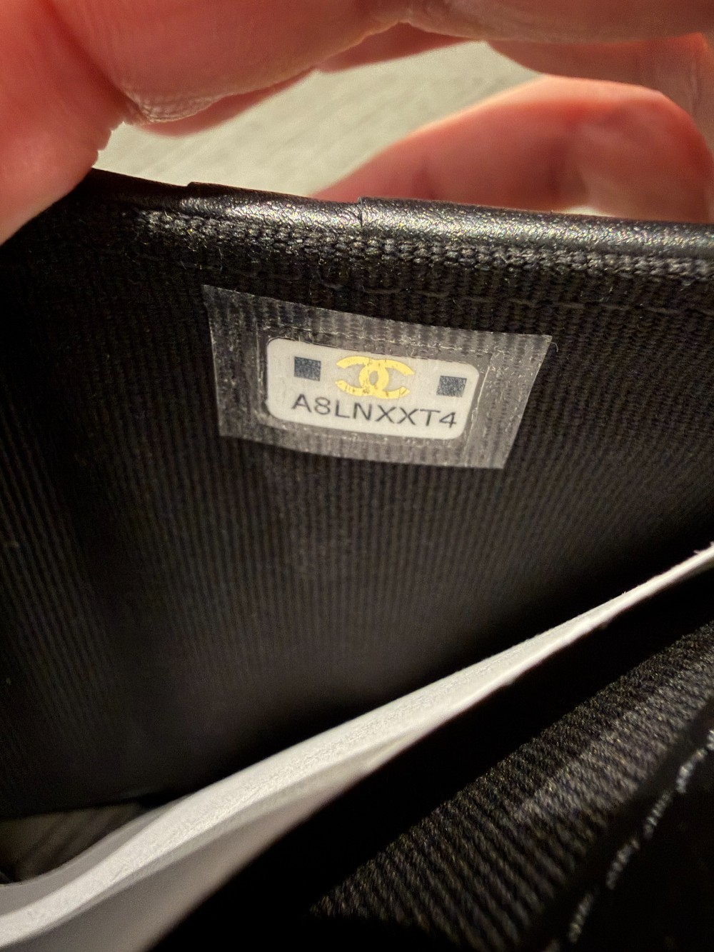 Chanel quilted small fold wallet new