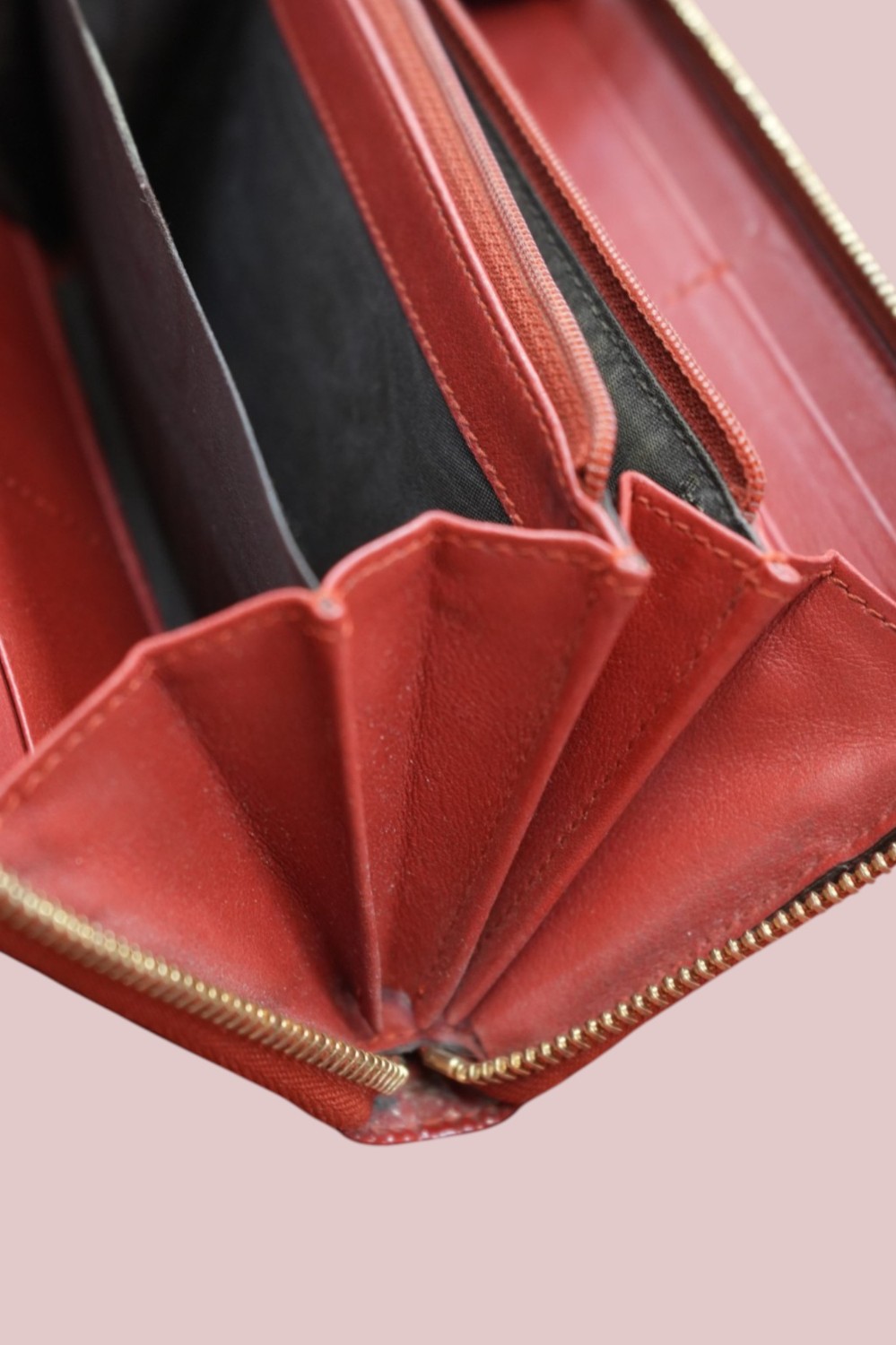 Microguccissima Zip Around Wallet