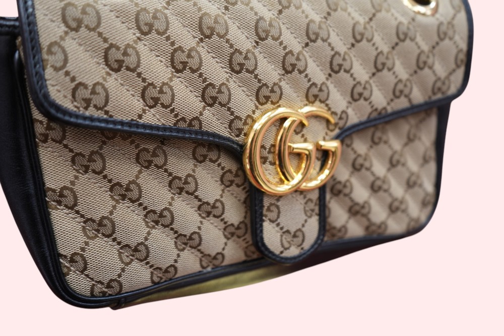 MATLESS GG MONO BLACK LEATHER