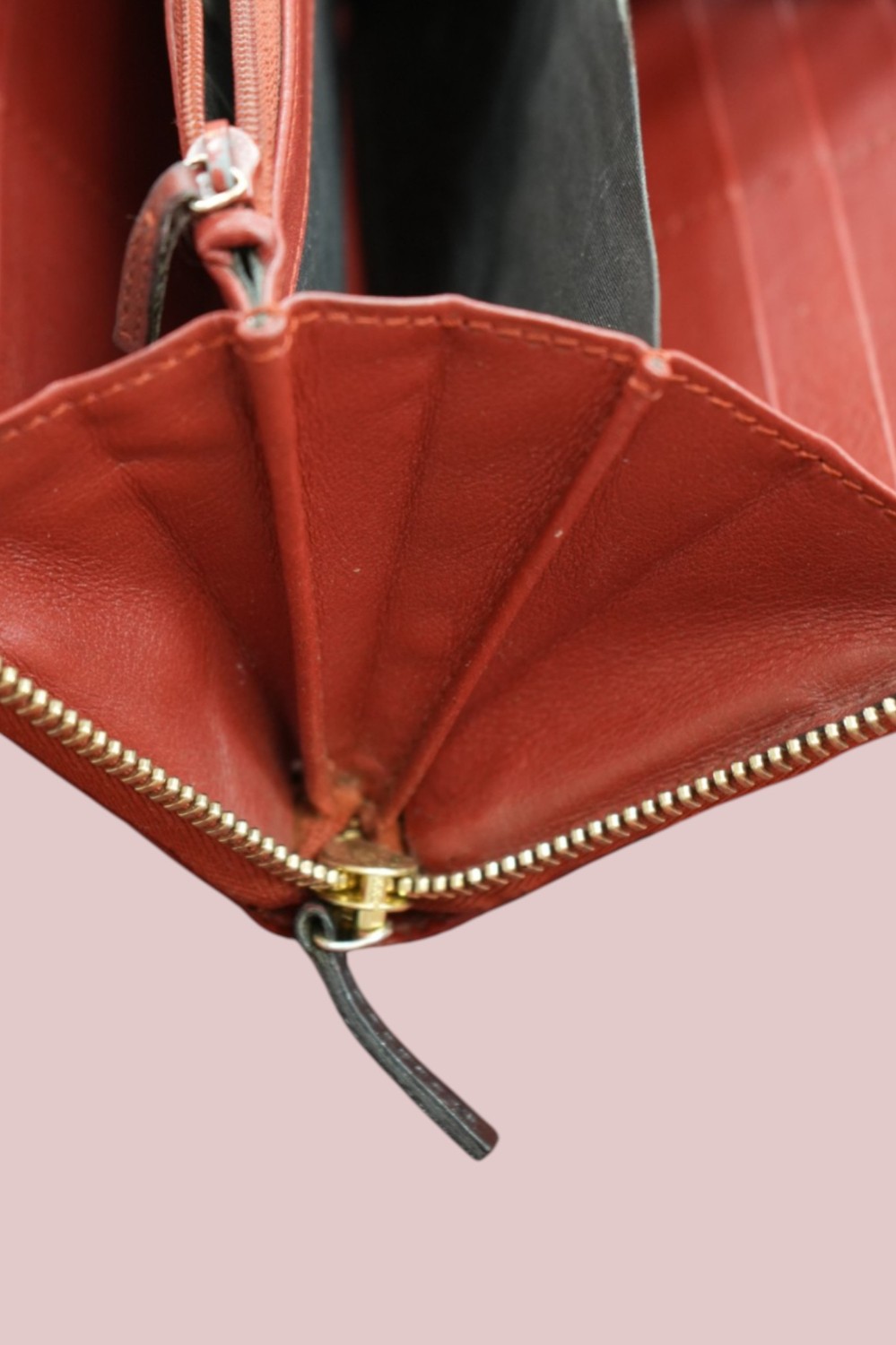 Microguccissima Zip Around Wallet