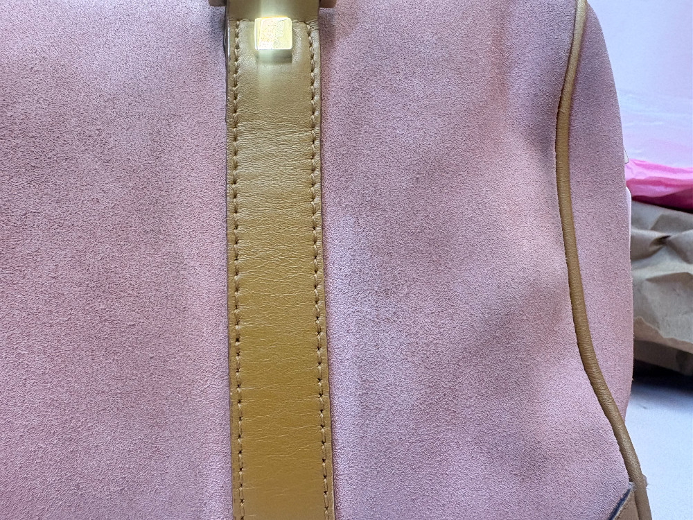 SUEDE BOSTON BAG