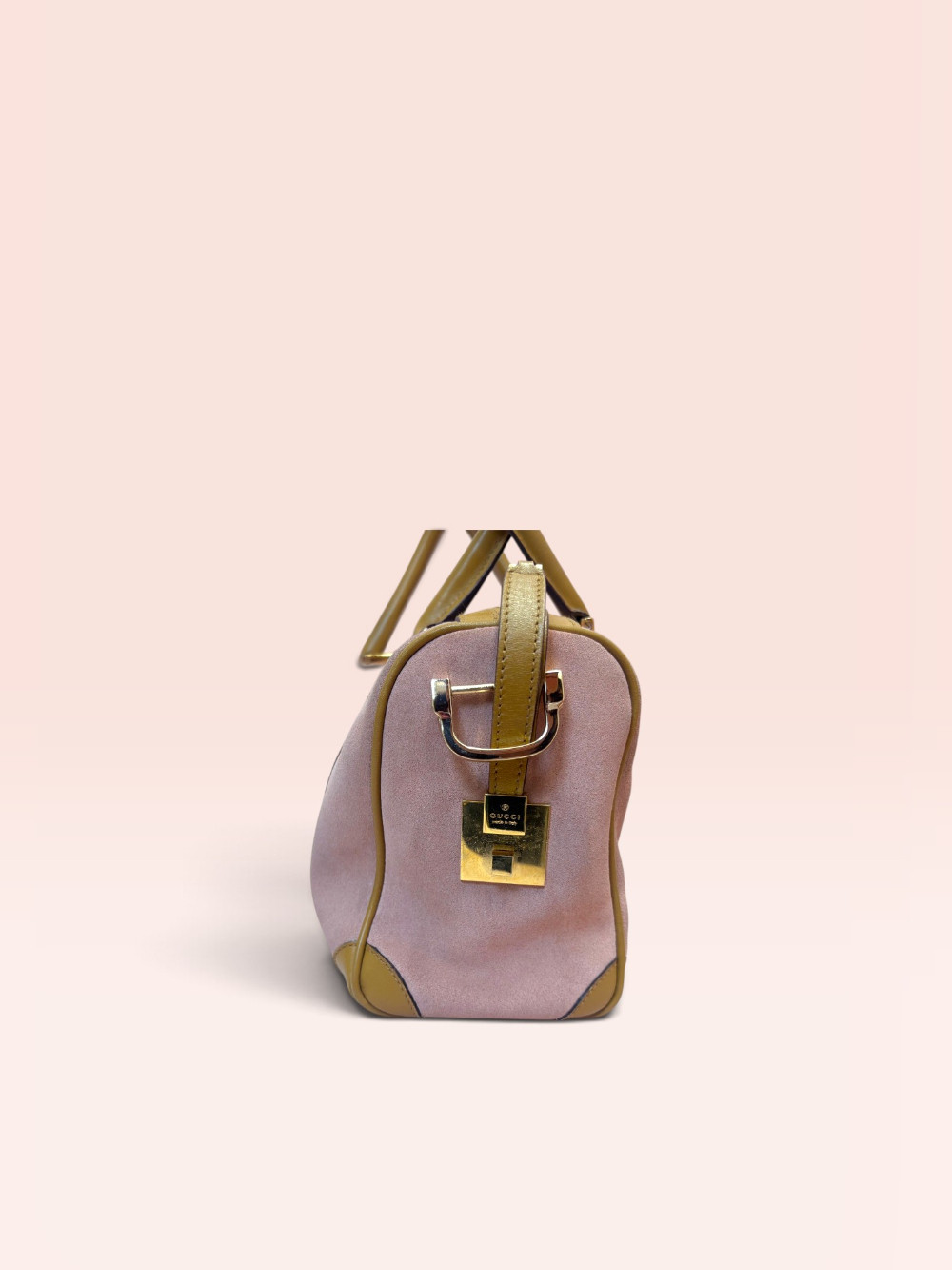 SUEDE BOSTON BAG